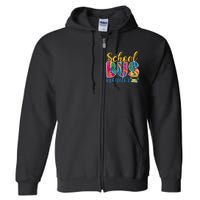 Cute School Bus Monitor Full Zip Hoodie