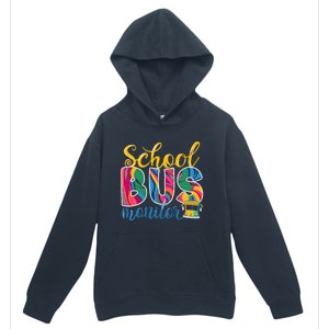 Cute School Bus Monitor Urban Pullover Hoodie