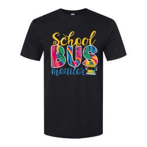 Cute School Bus Monitor Softstyle CVC T-Shirt