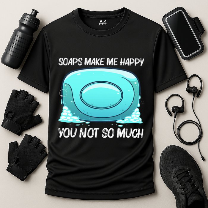 Cute Soap Bar Soap Maker Dealer Making Cooling Performance Crew T-Shirt