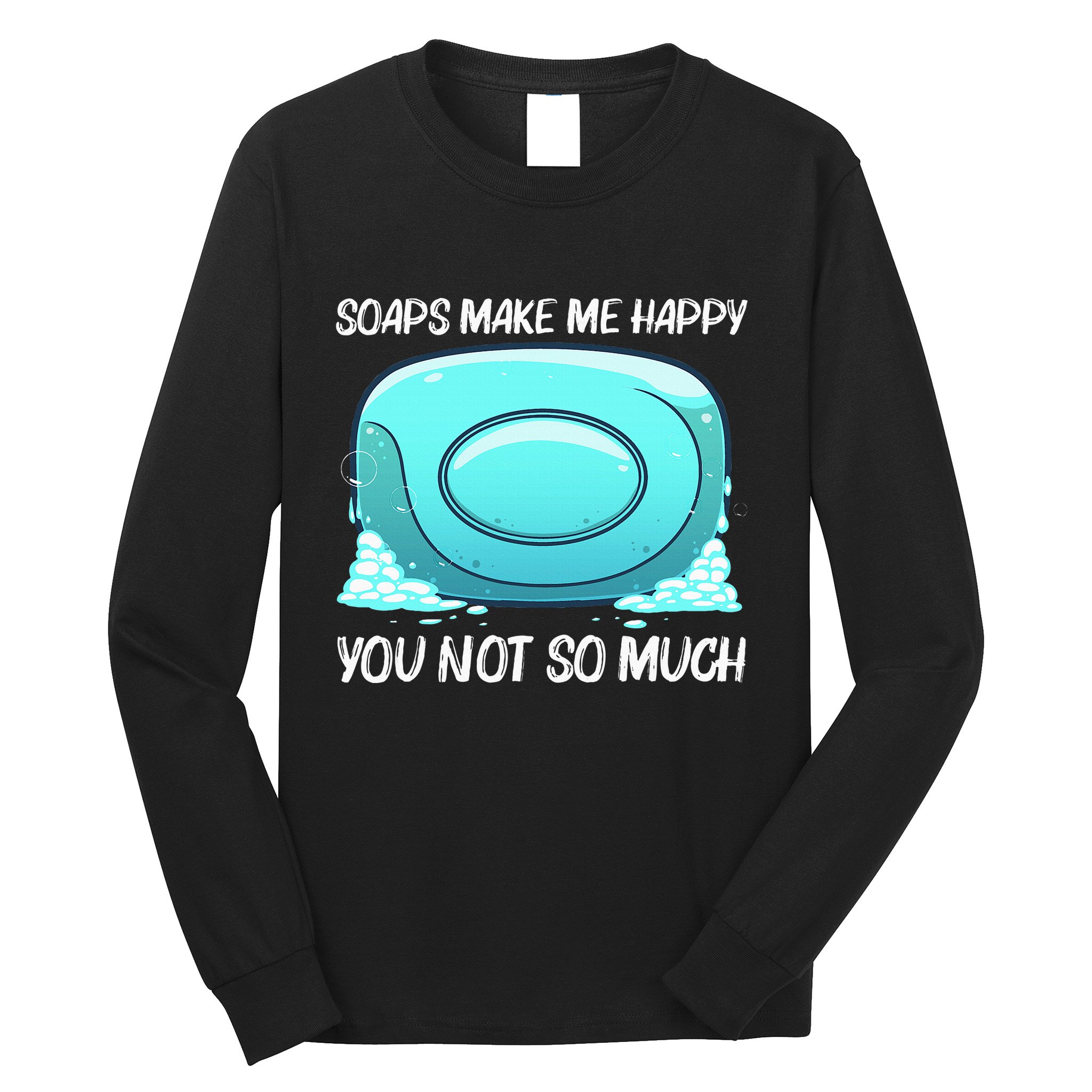 Cute Soap Bar Soap Maker Dealer Making Long Sleeve Shirt