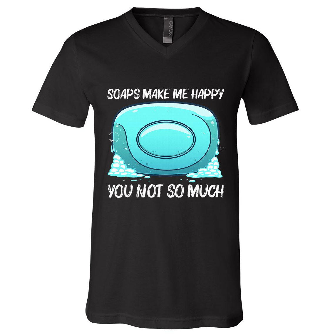 Cute Soap Bar Soap Maker Dealer Making V-Neck T-Shirt