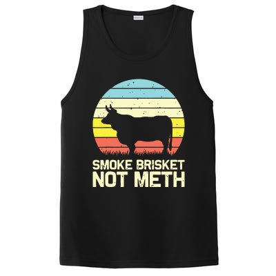 Cool Smoke Brisket Not Meth Funny Grilling PosiCharge Competitor Tank