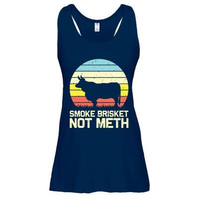 Cool Smoke Brisket Not Meth Funny Grilling Ladies Essential Flowy Tank