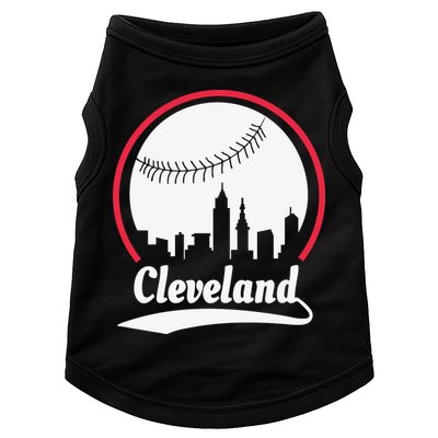 Cleveland Skyline Baseball Doggie Tank