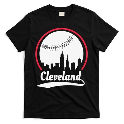Cleveland Skyline Baseball T-Shirt