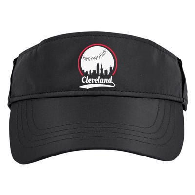 Cleveland Skyline Baseball Adult Drive Performance Visor