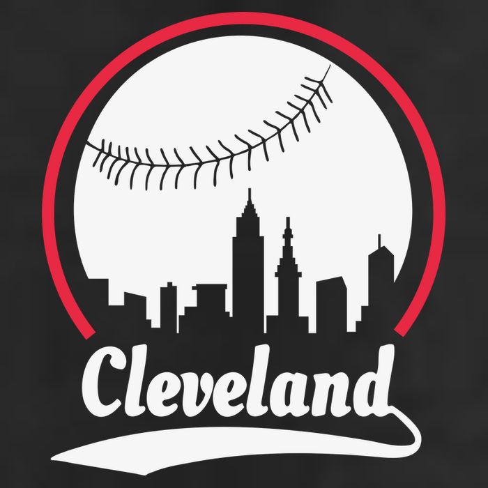 Cleveland Skyline Baseball Adult Drive Performance Visor