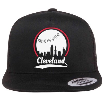 Cleveland Skyline Baseball Flatbill Hat