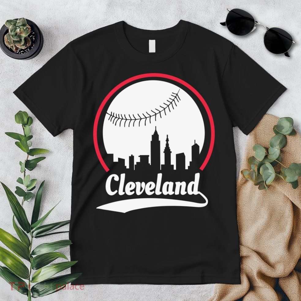 Cleveland Skyline Baseball Premium T-Shirt