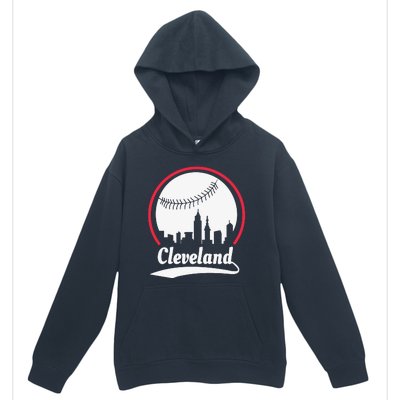 Cleveland Skyline Baseball Urban Pullover Hoodie