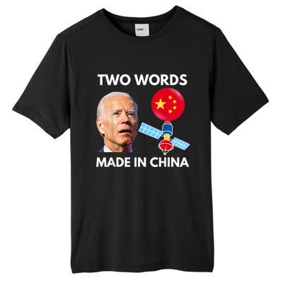 Chinese Spy Balloon Funny Surveillance Joe Biden China Flag Tall Fusion ChromaSoft Performance T-Shirt