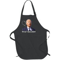 Chinese Spy Balloon Funny Surveillance Joe Biden Full-Length Apron With Pockets