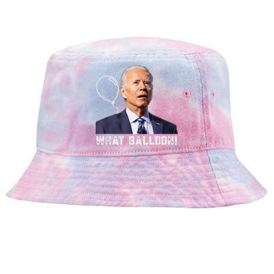 Chinese Spy Balloon Funny Surveillance Joe Biden Tie-Dyed Bucket Hat