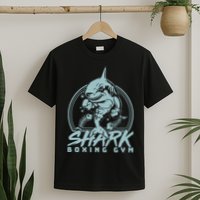 Cool Shark Boxing Gym Logo T-Shirt