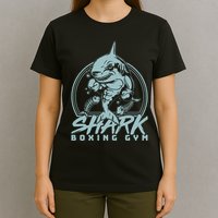 Cool Shark Boxing Gym Logo T-Shirt