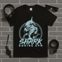 Cool Shark Boxing Gym Logo T-Shirt