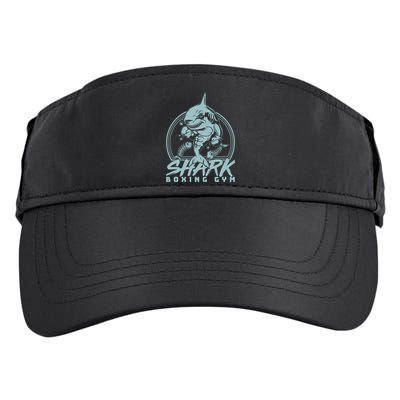 Cool Shark Boxing Gym Logo Adult Drive Performance Visor