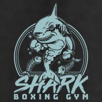 Cool Shark Boxing Gym Logo Trucker Hat