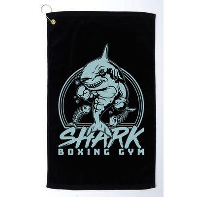 Cool Shark Boxing Gym Logo Golf Towel