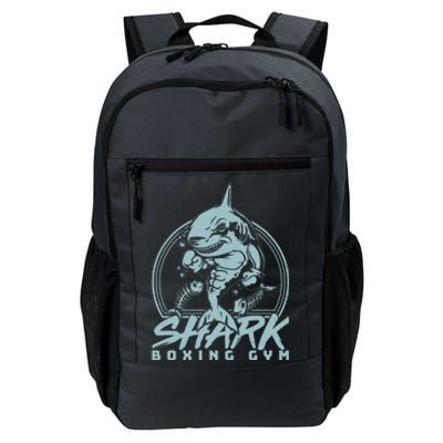 Cool Shark Boxing Gym Logo Daily Commute Backpack