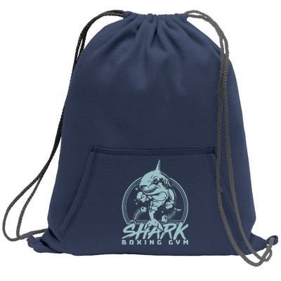 Cool Shark Boxing Gym Logo Sweatshirt Cinch Pack Bag