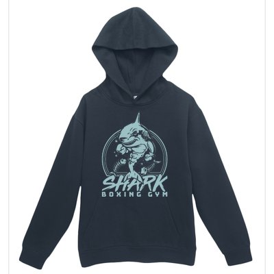 Cool Shark Boxing Gym Logo Urban Pullover Hoodie