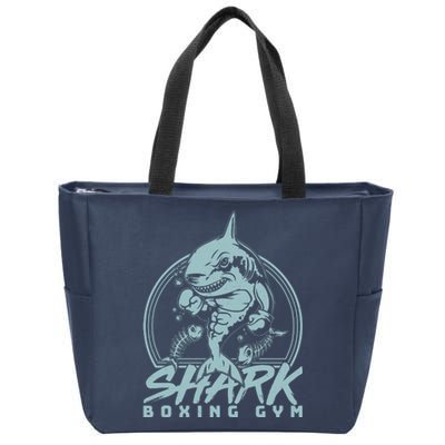 Cool Shark Boxing Gym Logo Zip Tote Bag