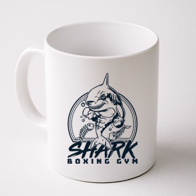 Cool Shark Boxing Gym Logo Coffee Mug