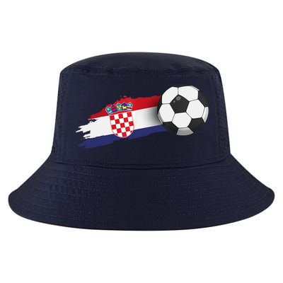 Croatia Soccer Ball Cool Comfort Performance Bucket Hat