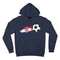 Croatia Soccer Ball Hoodie