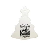 Christian Shirts Bible Verse Ceramic Tree Ornament