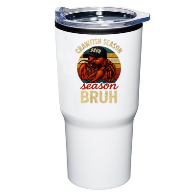 Crawfish Season Bruh Crawfish Seafood Festival Retro Sunset  Tumbler