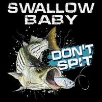 Cute Swallow Baby Dont Spit Striper Bass Fishing Impact Tech Backpack