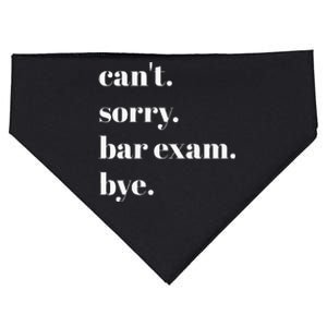 CanT Sorry Bar Exam Bye USA-Made Doggie Bandana