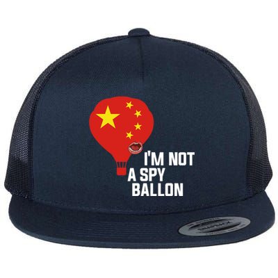 Chinese Surveillance Balloon I'm Not a Spy Ballon Usa Flat Bill Trucker Hat