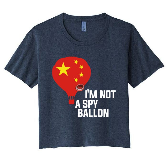 Chinese Surveillance Balloon I'm Not a Spy Ballon Usa Women's Crop Top Tee