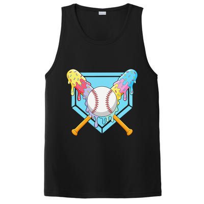Cool Sport Baseball Home Plate Drip With Sprinkles Drip PosiCharge Competitor Tank