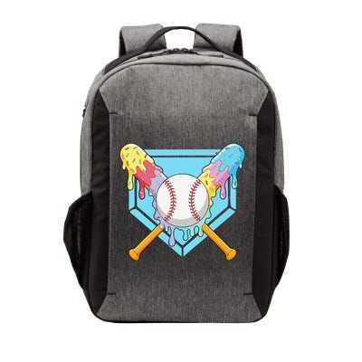 Cool Sport Baseball Home Plate Drip With Sprinkles Drip Vector Backpack