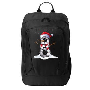 Christmas Soccer Ball Snow Cute Xmas For Boys Girls Gift City Backpack