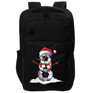 Christmas Soccer Ball Snow Cute Xmas For Boys Girls Gift Impact Tech Backpack