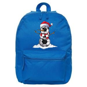 Christmas Soccer Ball Snow Cute Xmas For Boys Girls Gift 16 in Basic Backpack