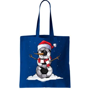 Christmas Soccer Ball Snow Cute Xmas For Boys Girls Gift Tote Bag