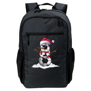 Christmas Soccer Ball Snow Cute Xmas For Boys Girls Gift Daily Commute Backpack