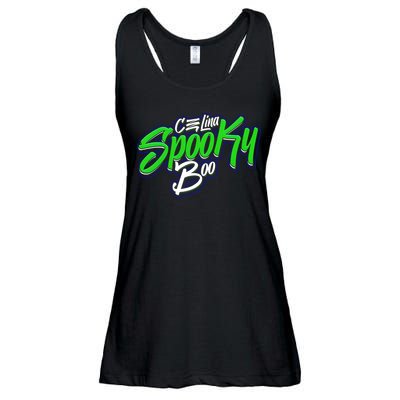 Celina Spooky Boo Ladies Essential Flowy Tank