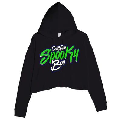 Celina Spooky Boo Crop Fleece Hoodie