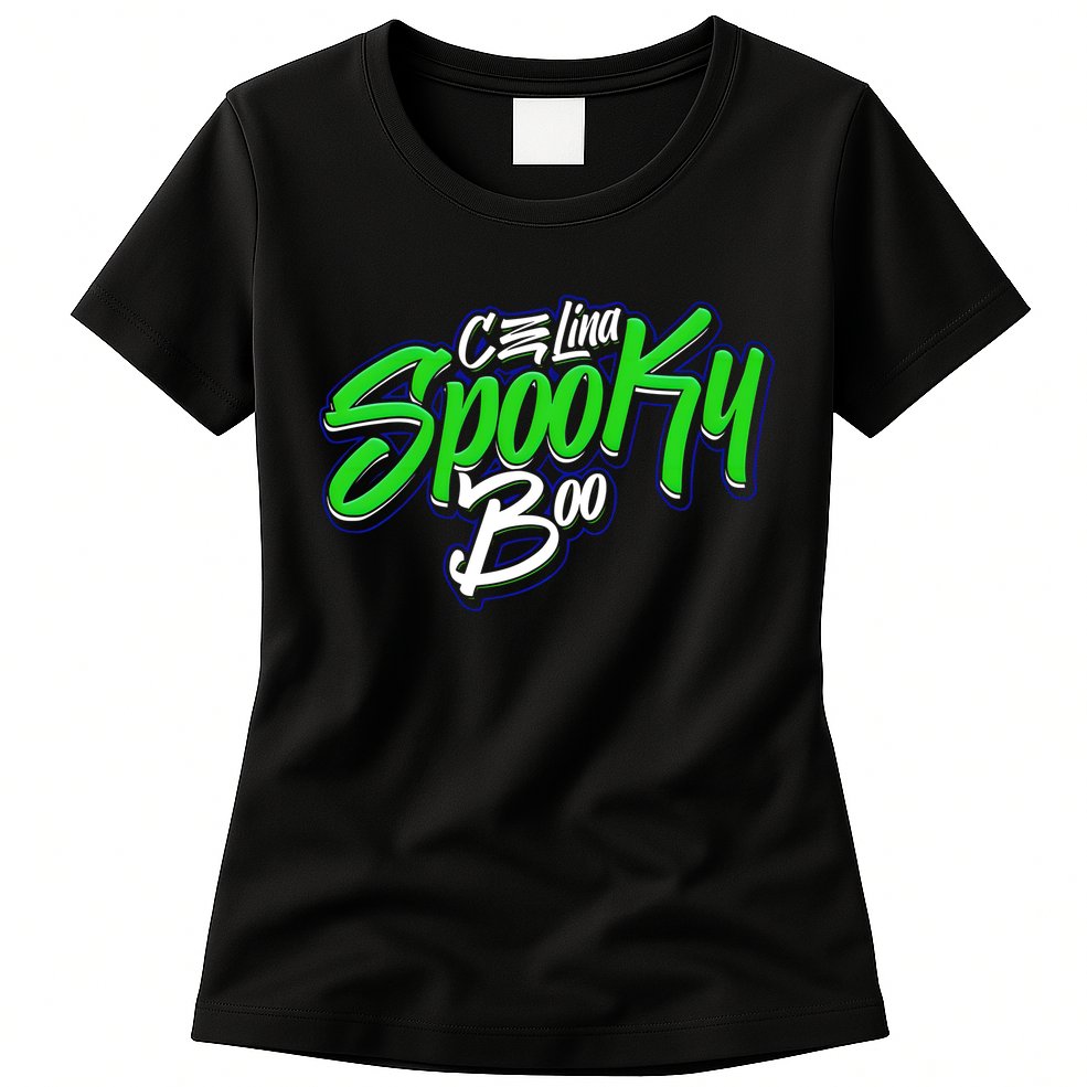 Celina Spooky Boo Womens T-Shirt