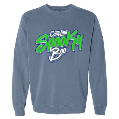 Celina Spooky Boo Garment-Dyed Sweatshirt