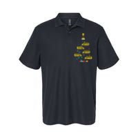 Christmas School Bus Tree Funny Xmas Bus Driver Softstyle Adult Sport Polo