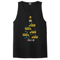 Christmas School Bus Tree Funny Xmas Bus Driver PosiCharge Competitor Tank